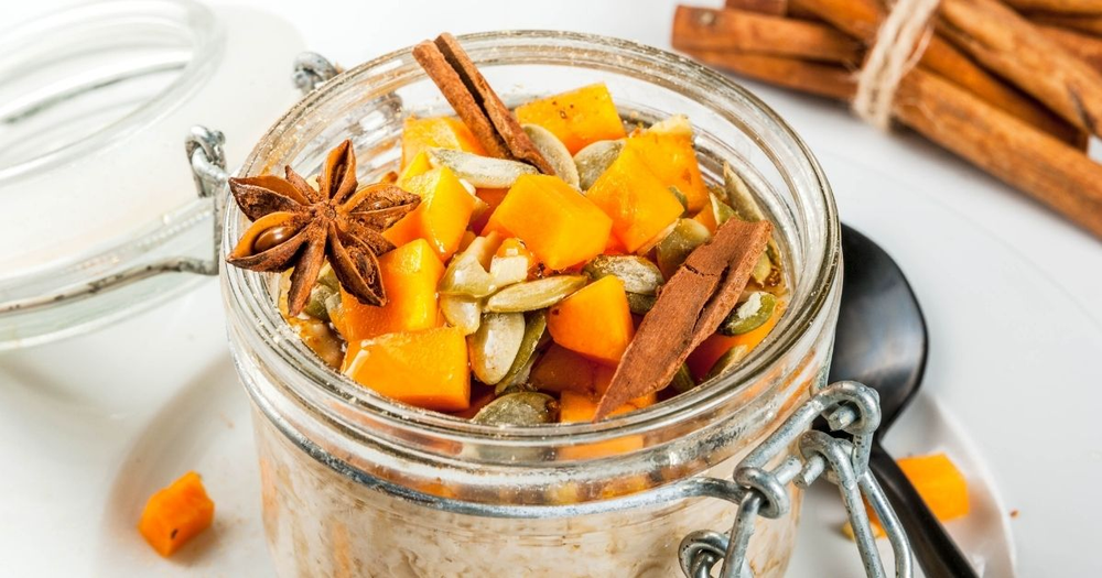 Pumpkin Pie Overnight Oats - Vegan Recipe