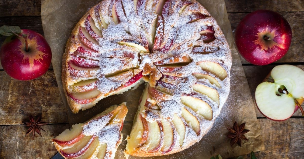 Rustic Vegan Apple Cake