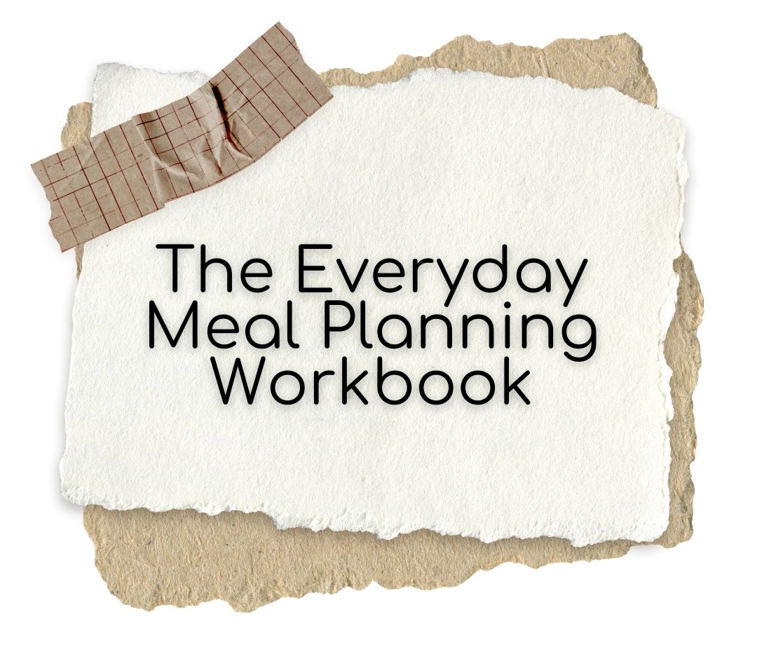 This is beautiful lemon wallpaper with the words: The Everyday Meal Planning Workbook