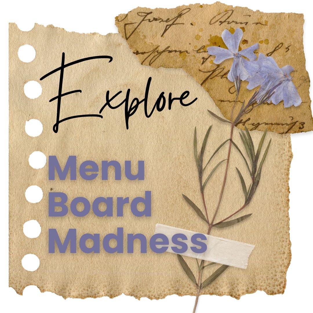 Plantsy Vegan Eats | Menu Board Madness
